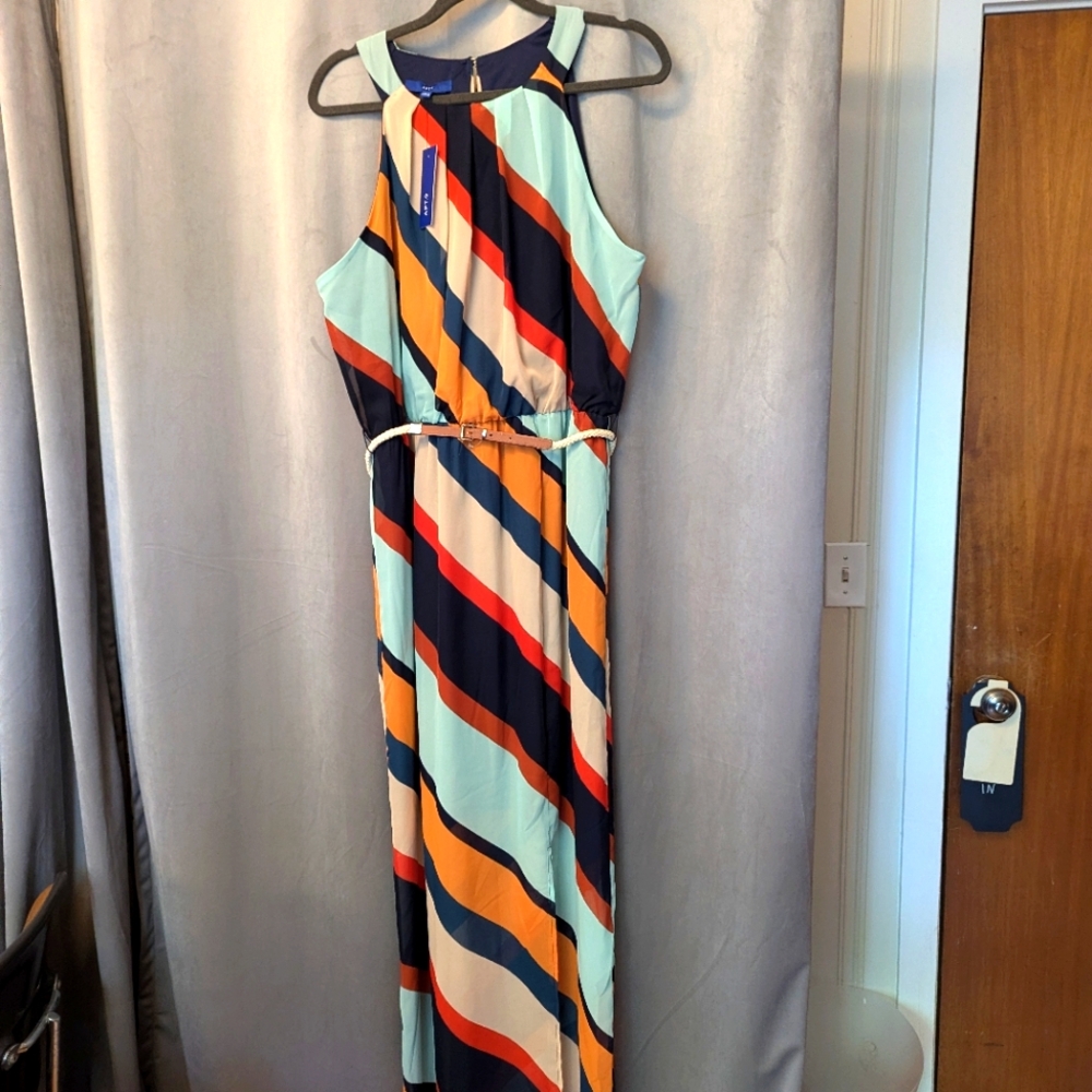 Apt 9 maxi dress large NWT